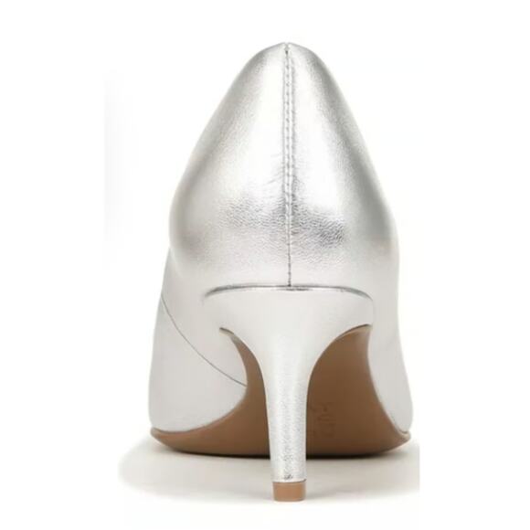 New Naturalizer Women’s Everly Pointed Toe Pumps, Silver Metallic Leather 7.5 - Picture 5 of 6